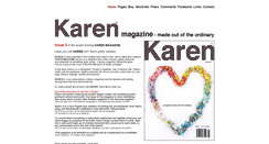Desktop Screenshot of karenmagazine.com