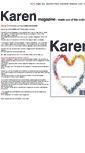 Mobile Screenshot of karenmagazine.com